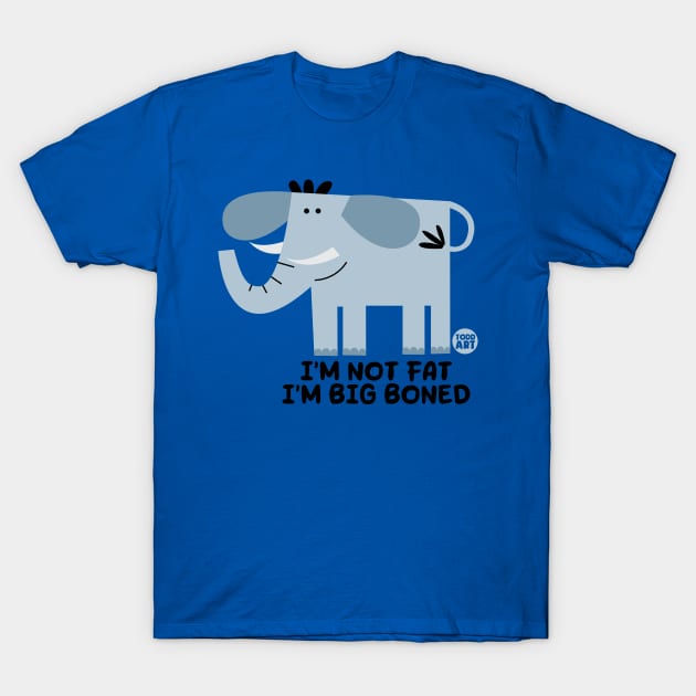 not fat elephant T-Shirt by toddgoldmanart